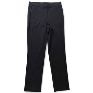 Isaac Mizrahi Live 24/7 Pant Size 10 Black Stretch Straight Leg